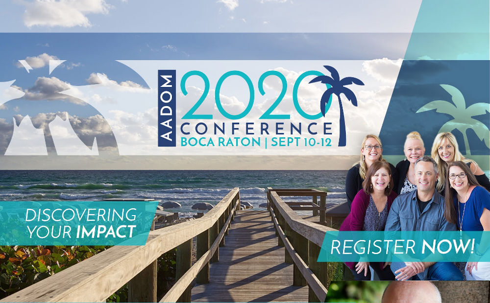 2020 aadom conference banner